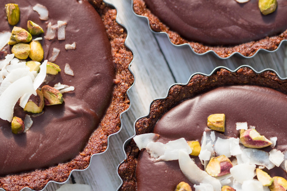 Coconut Chocolate Tart