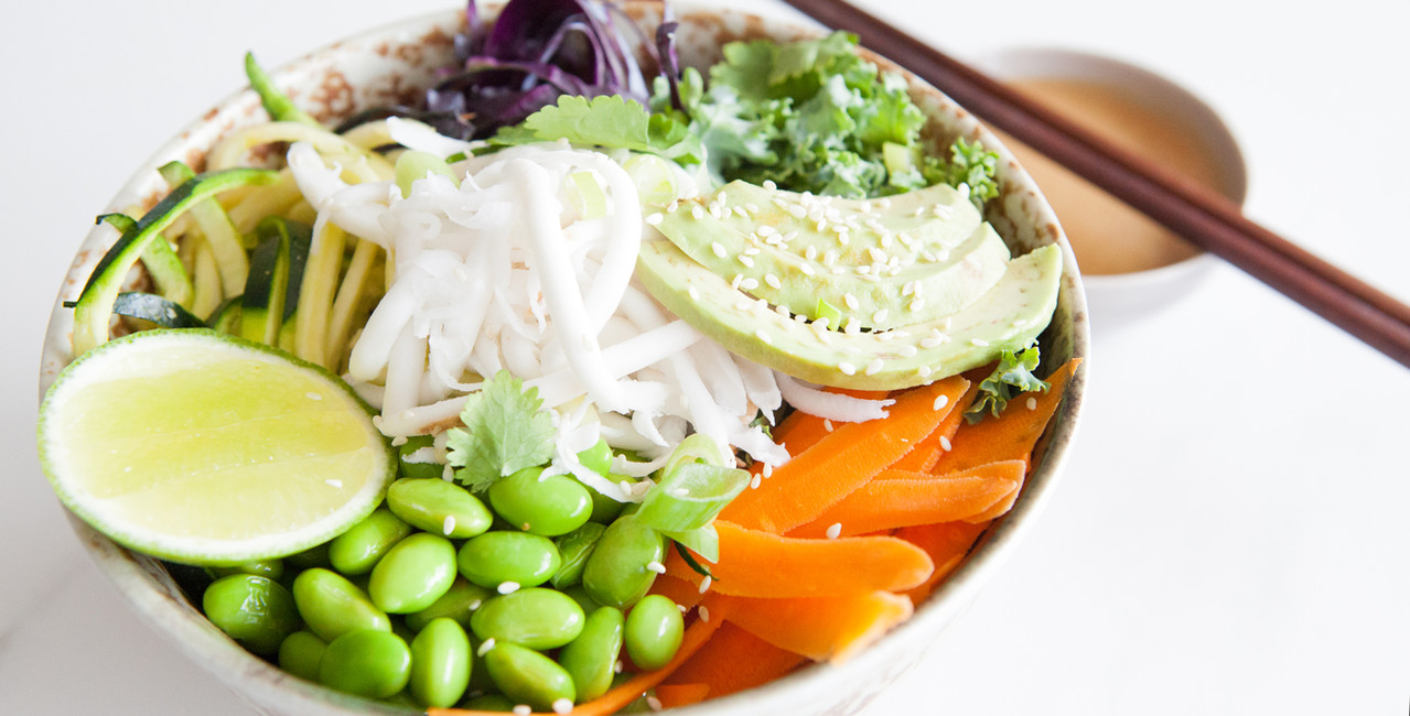 Raw Coconut Noodle Nourish Bowl