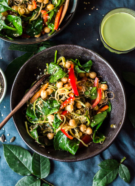 Asian Style Kelp Noodle Salad