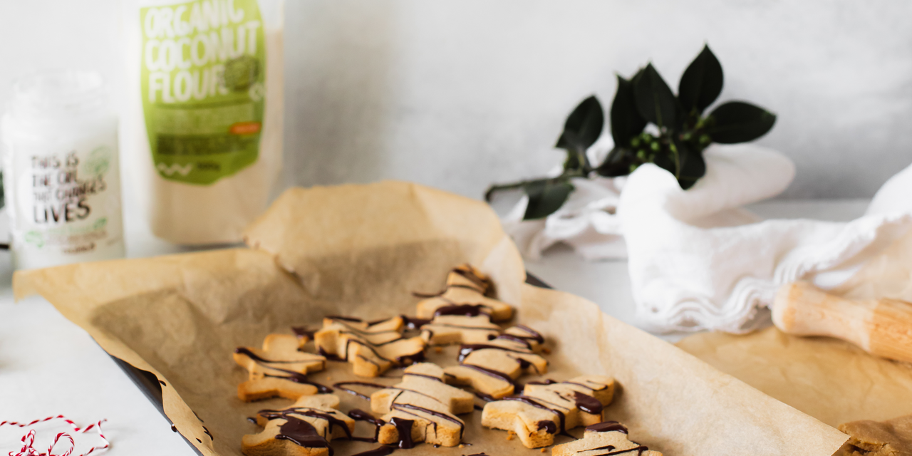 Coconut Flour Gingerbread Cookies