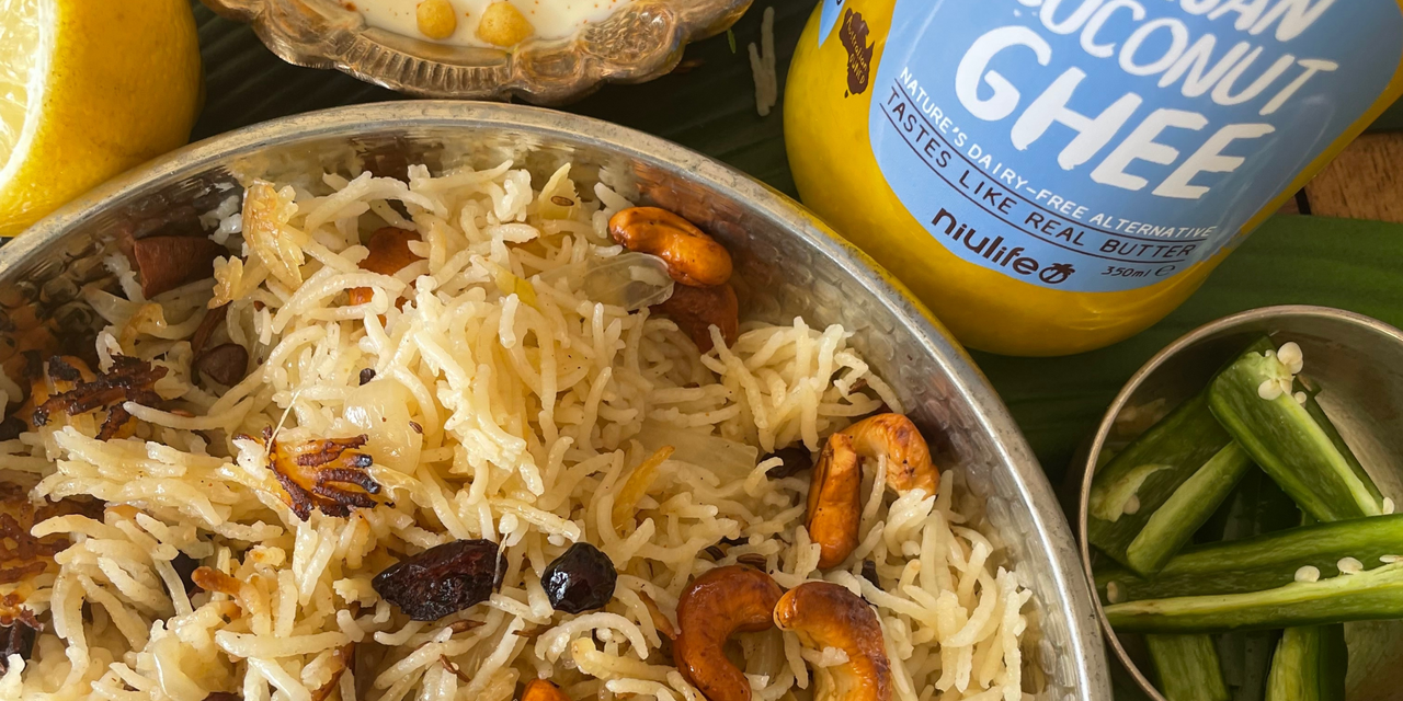 Vegan Coconut Ghee Rice