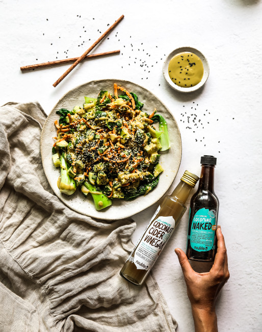 Sweet and Salty Bok Choy and Cucumber Salad