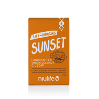 Niulife Sunset Coconut Oil Soap 100g Bar