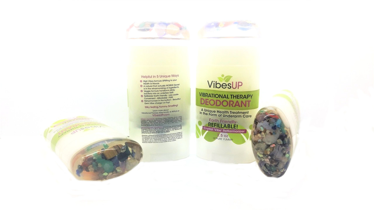 Refillable Vibrational Therapy Deodorant