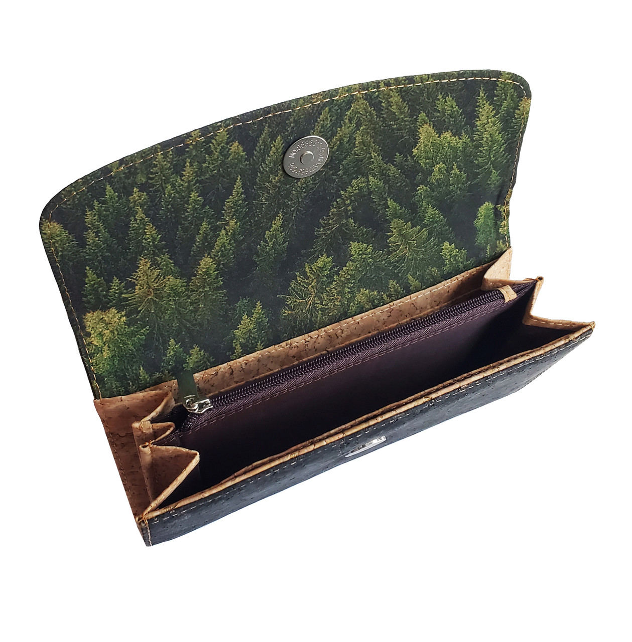 Vibrational Therapy CORK Wallet Forest Print