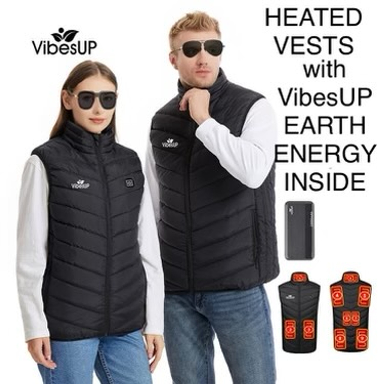 HEAT & CRYSTAL VIBES THERAPY VEST JACKET