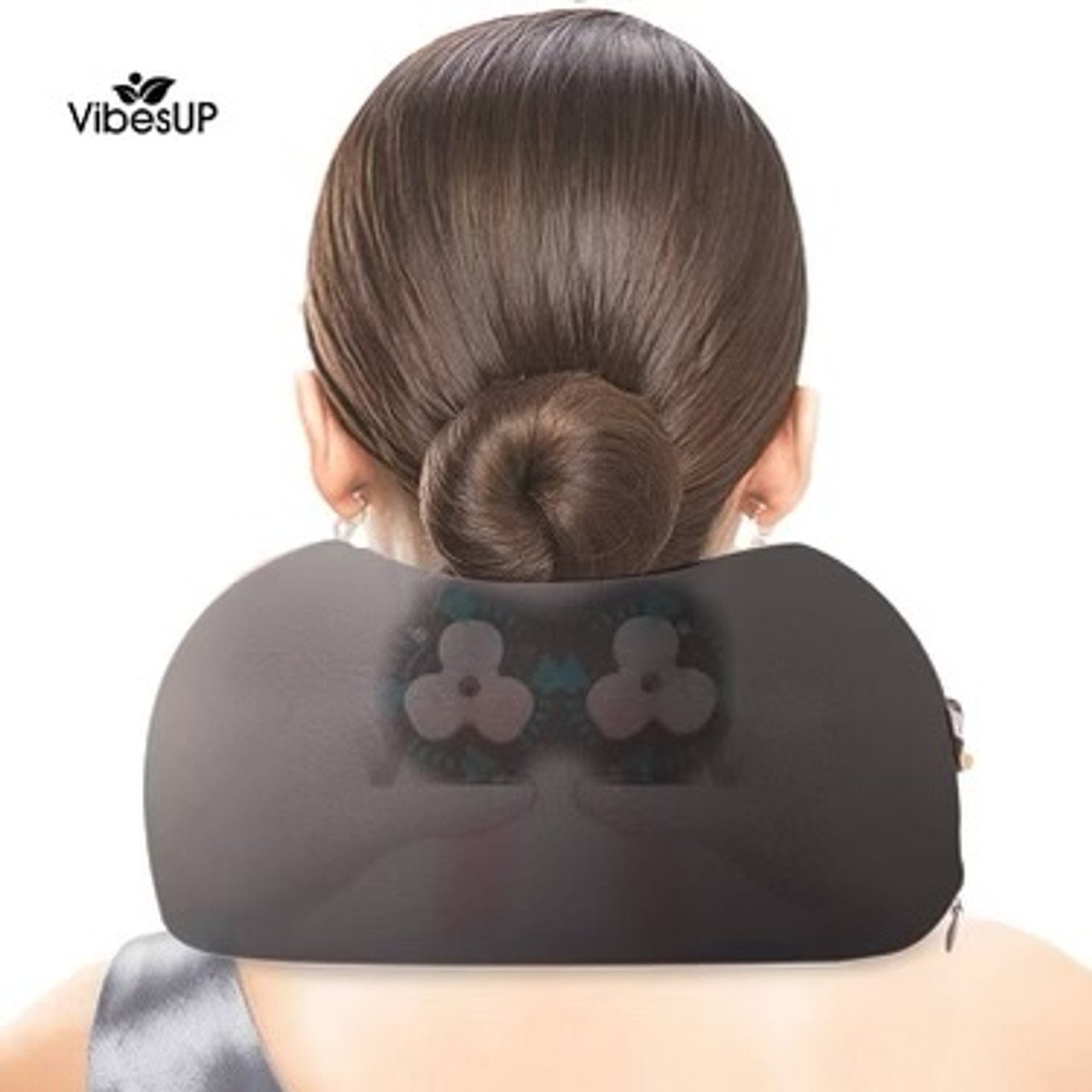 EXTREME NECK THERAPY- KNEADING NECK MASSAGER with VibesUP Crystal Vibes