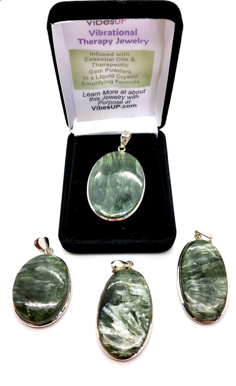 Nature's Seraphinite Pendant