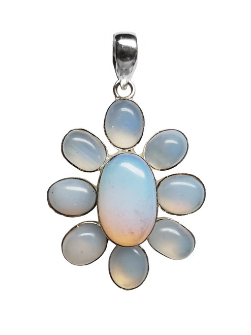 Opalite Daisy Pendant Opalite Daisy Pendant