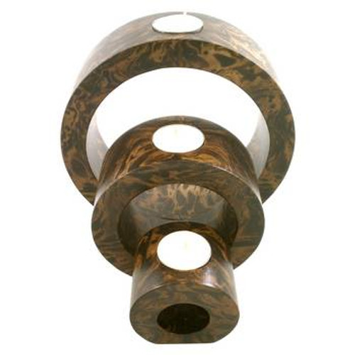 Nesting Mango Wood Tea Light Holders Nesting Mango Wood Tea Light Holders