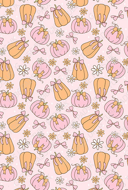 Pink Bow Pumpkins Tape (seamless) Pink Bow Pumpkins Tape (seamless)