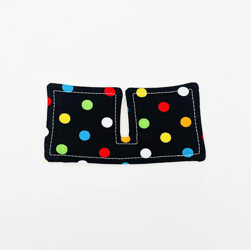 Black Multi Spots Oblong Trach