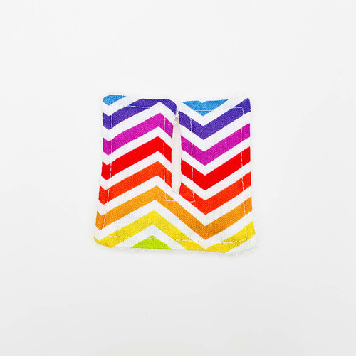 Rainbow Chevron Small Square Trach