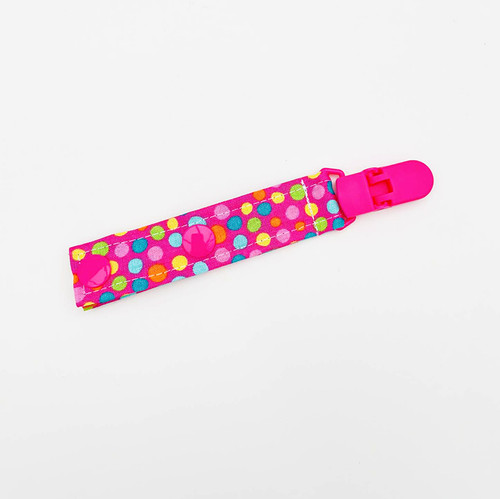Hot Pink Spots Clip
