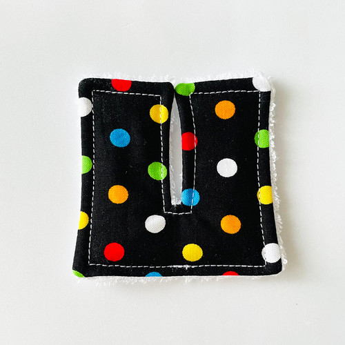 Black Multi Spots Trach