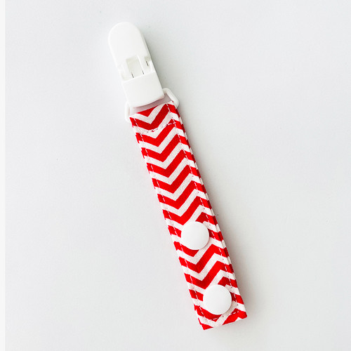 Red Zig Zag Clip