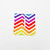 Rainbow Chevron Small Square Trach