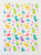 Dinosaurs in Colour Tape (seamless)