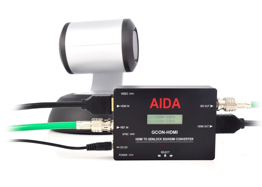 AIDA Imaging GCON-HDMI HDMI to Genlock SDI/HDMI Converter