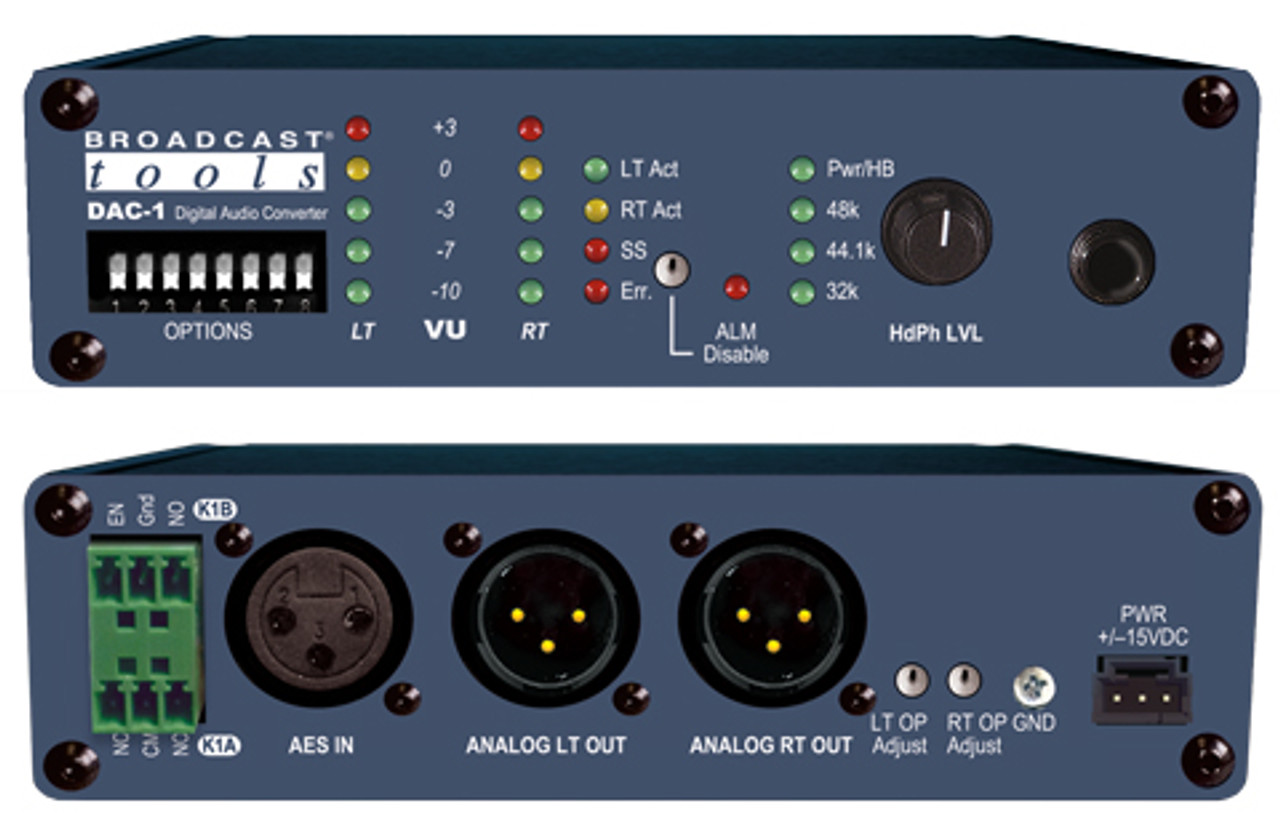 Broadcast Tools DAC-1 Digital Audio Converter - Broadcasters