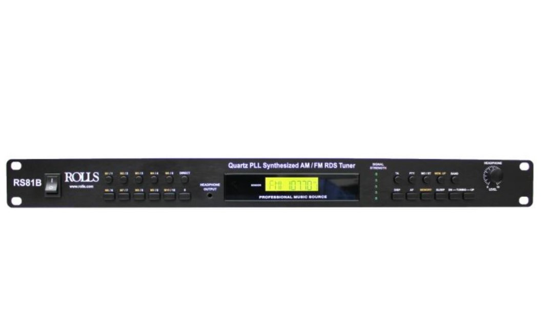 RS81B Quartz PLL Synthesized AM/FM Tuner