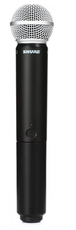 Shure BLX24R/SM58, Wireless Handheld Microphone System, H9 512-542 MHz