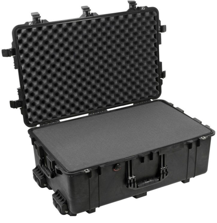 PELİCAN 1650 防水・耐衝撃ケース ディバイダー ハードケース Pelican 1650 Large Case with Wheels, Handle & Foam 28.57