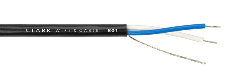 Clark Wire & Cable 24AWG AES/EBU Single-Pair Audio Cable, Black Jacket