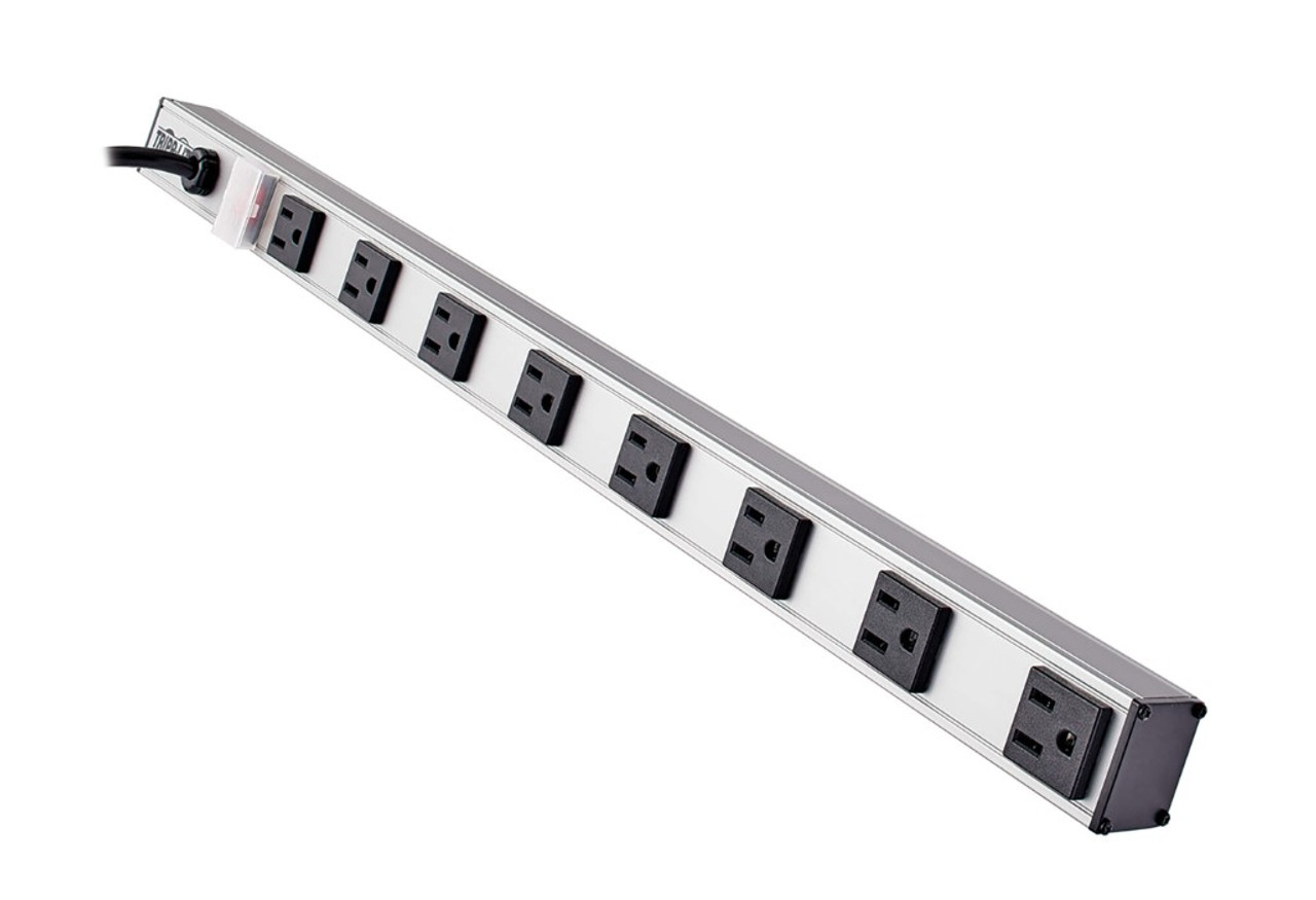 Tripp-Lite PS2408 8-Outlet Vertical Power Strip, 120V, 15A, 15 ft