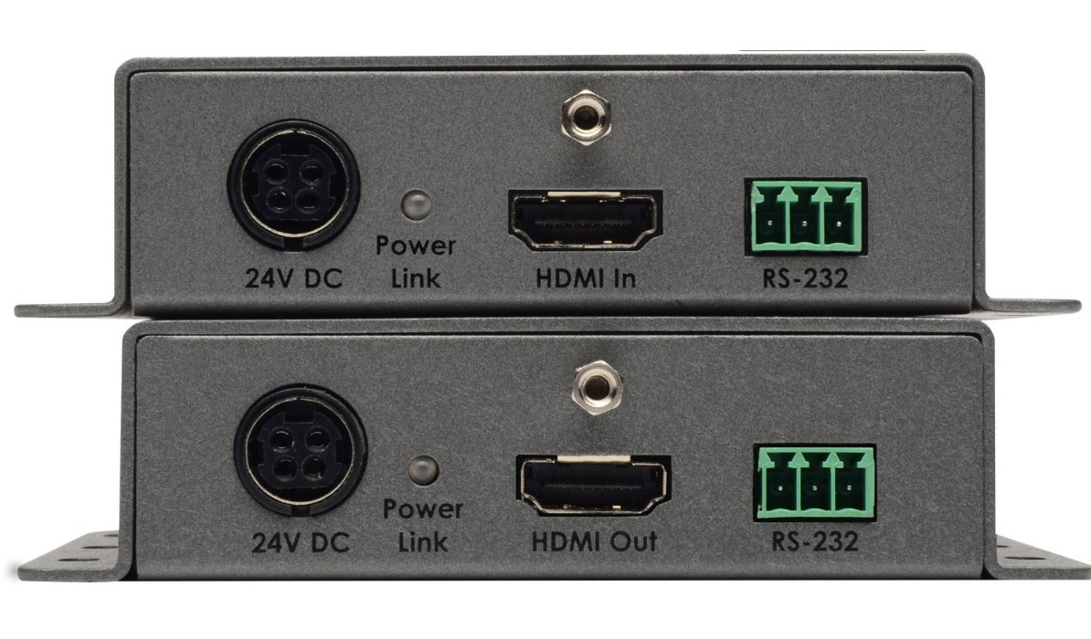 Gefen 4K Ultra HD Extender for HDMI over One CAT-5 with Ethernet, RS-232, Bi-Directional IR, and POL