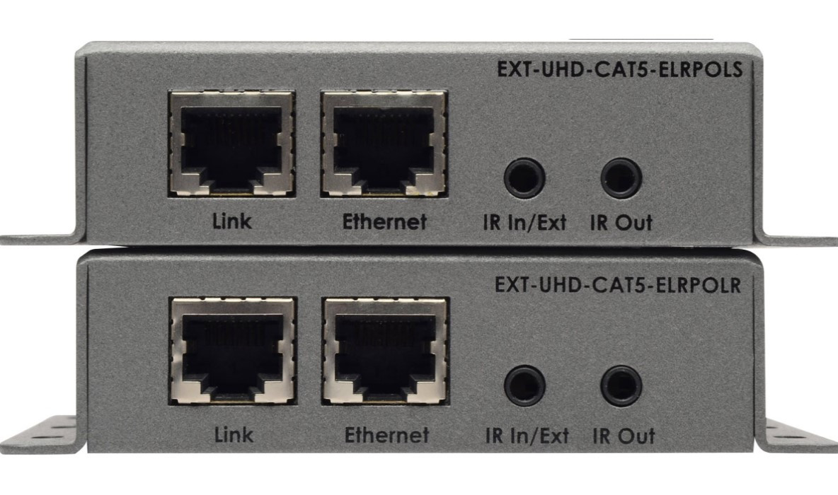 Gefen 4K Ultra HD Extender for HDMI over One CAT-5 with Ethernet, RS-232, Bi-Directional IR, and POL - Thumbnail 4
