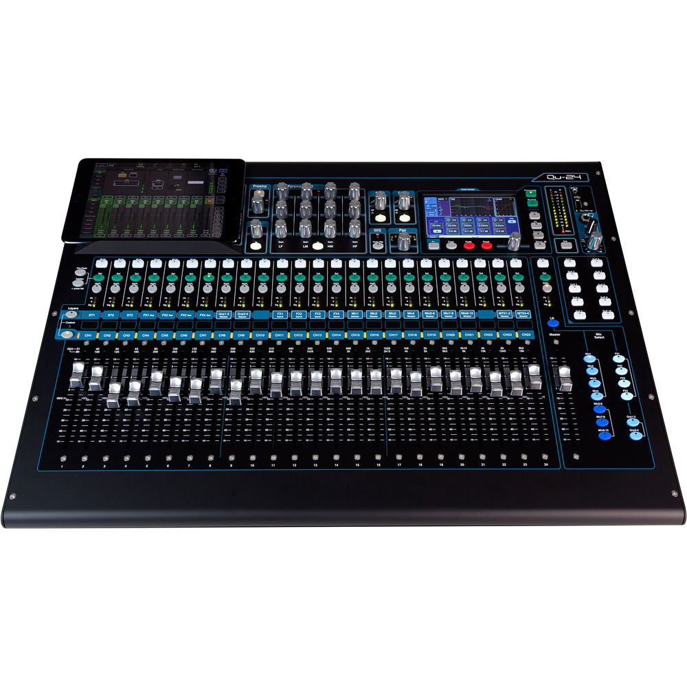 Allen & Heath Qu-24C, 24 Channel Digital Mixer (Chrome Edition)