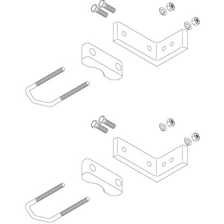 Coastal kits 1:72 Haut Pistolet Hangar Arrière-plan Avec Pièce Jointe Clips