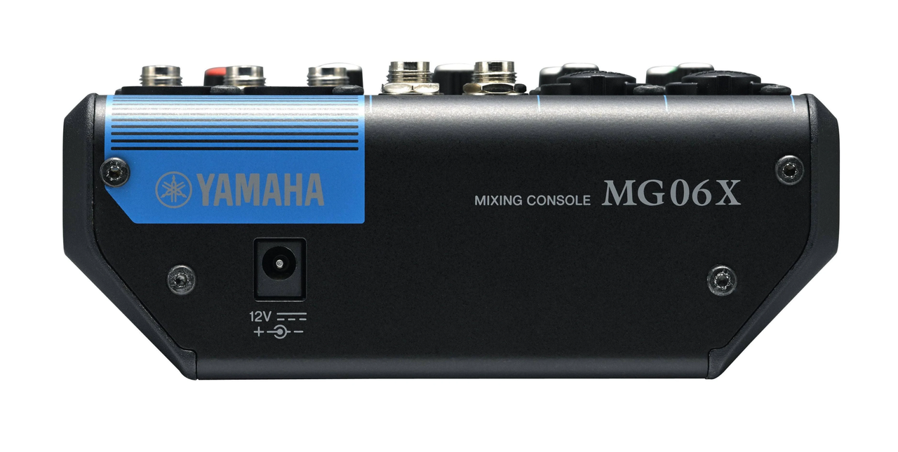 Yamaha MG06X, 6 Channel Analog Mixer with Effects