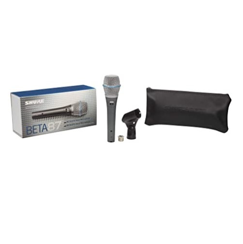 Shure Beta 87A supercardioid hand-held electret condenser vocal mic