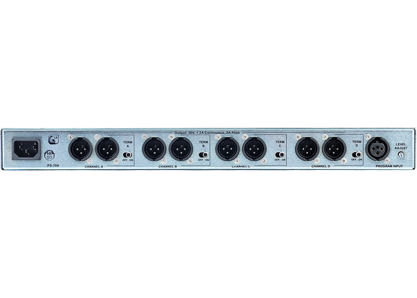 Clear-Com PS-704, 4 CH. Rack Mount Power Supply