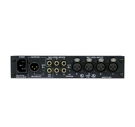 Shure SCM268 4 Channel Microphone Mixer