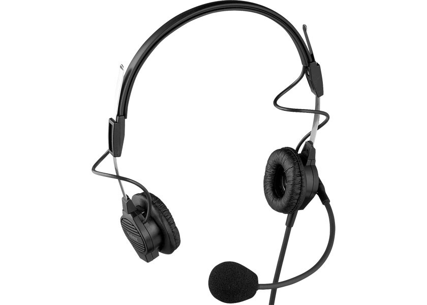 Telex PH-44R, Dual-Sided Headset with Flexible Dynamic Boom Mic