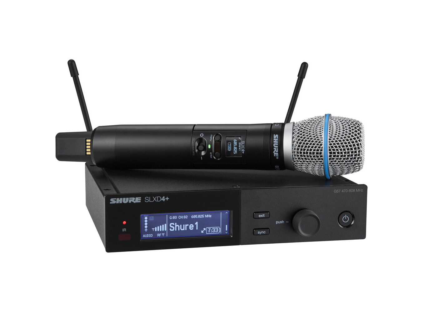 Shure SLXD24/B87A Wireless System with Beta®87A Handheld