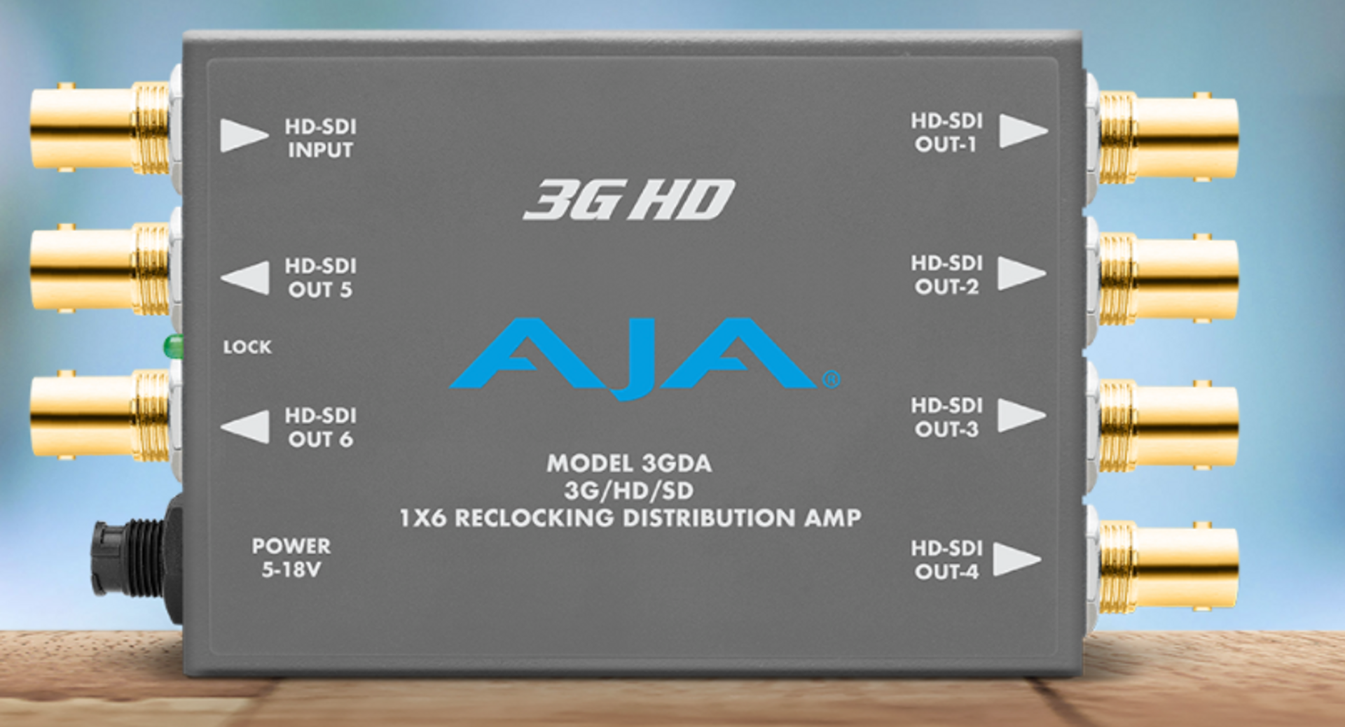 AJA C10DA, Analog BNC 1x6 Distribution Amplifier with NTSC & PAL