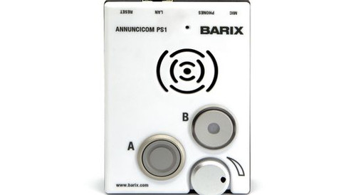 Barix Annuncicom PS1 IP Intercom & Paging Master Station