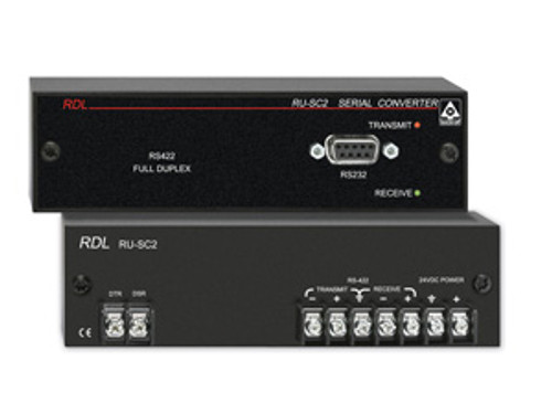 RDL RU-SC2 RS-232/RS-422 Serial Converter Full-Duplex