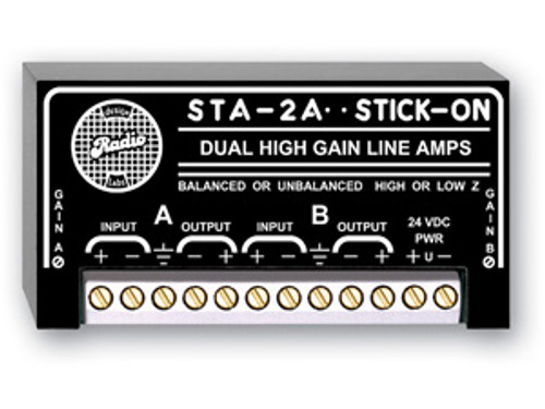 RDL STA-2A Dual High Gain Line Amplifier