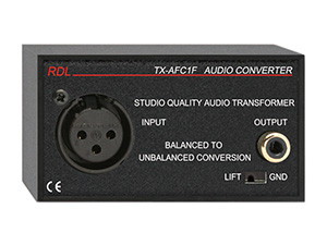 Sescom 1-Ch RCA to XLR Unbalanced to Balanced Audio Converter