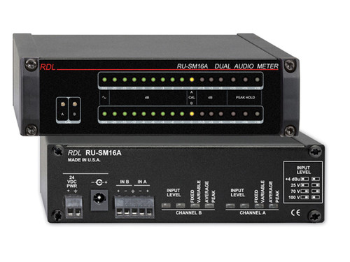 RDL RU-SM16A,  Audio Level Meter