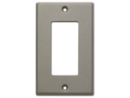 RDL CP-1G Single Cover Plate - gray