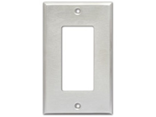 RDL CP-1S Single Cover Plate - stainless steel