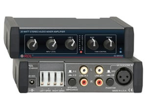 EVA電子 RM-1 ROUTING MIXER RDL EZ-MX4ML 4x1 Mic & Line Stereo Audio Mixer