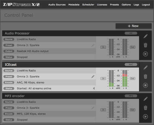 Telos Z/IPStream X/2 Streaming Software Encoder for PC