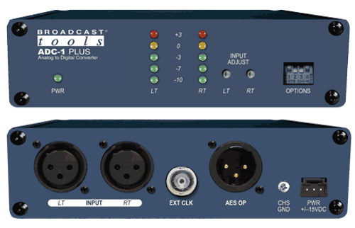 Broadcast Tools ADC-1 Plus Analog to Digital Converter